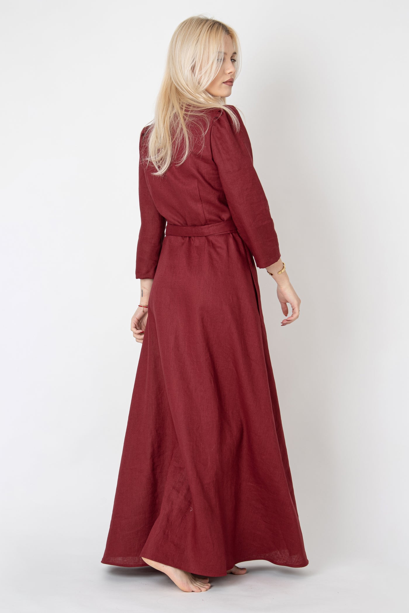 Romantic linen long dress FC1117
