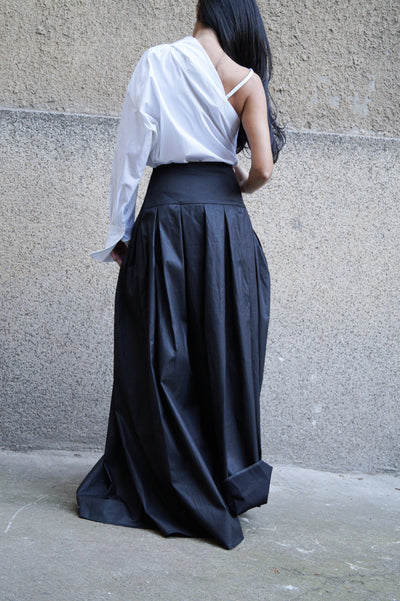 Long low waist skirt F1643