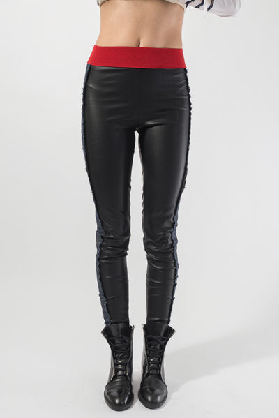 Black long leggings F1833