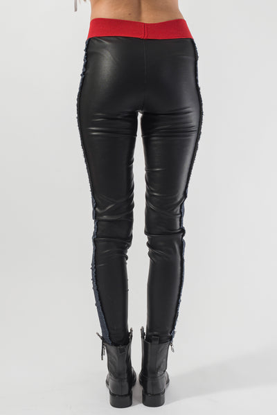 Black long leggings F1833